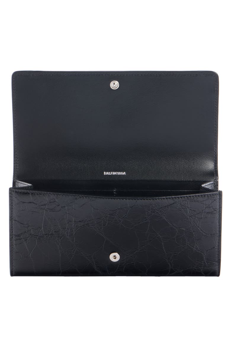 Le City Long Leather Wallet, Alternate, color, 1000 BLACK