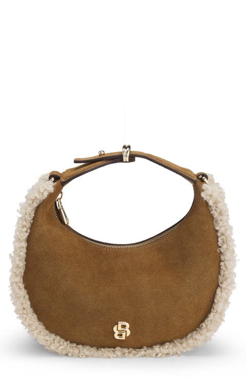 Beyond Recycled Leather Hobo Bag