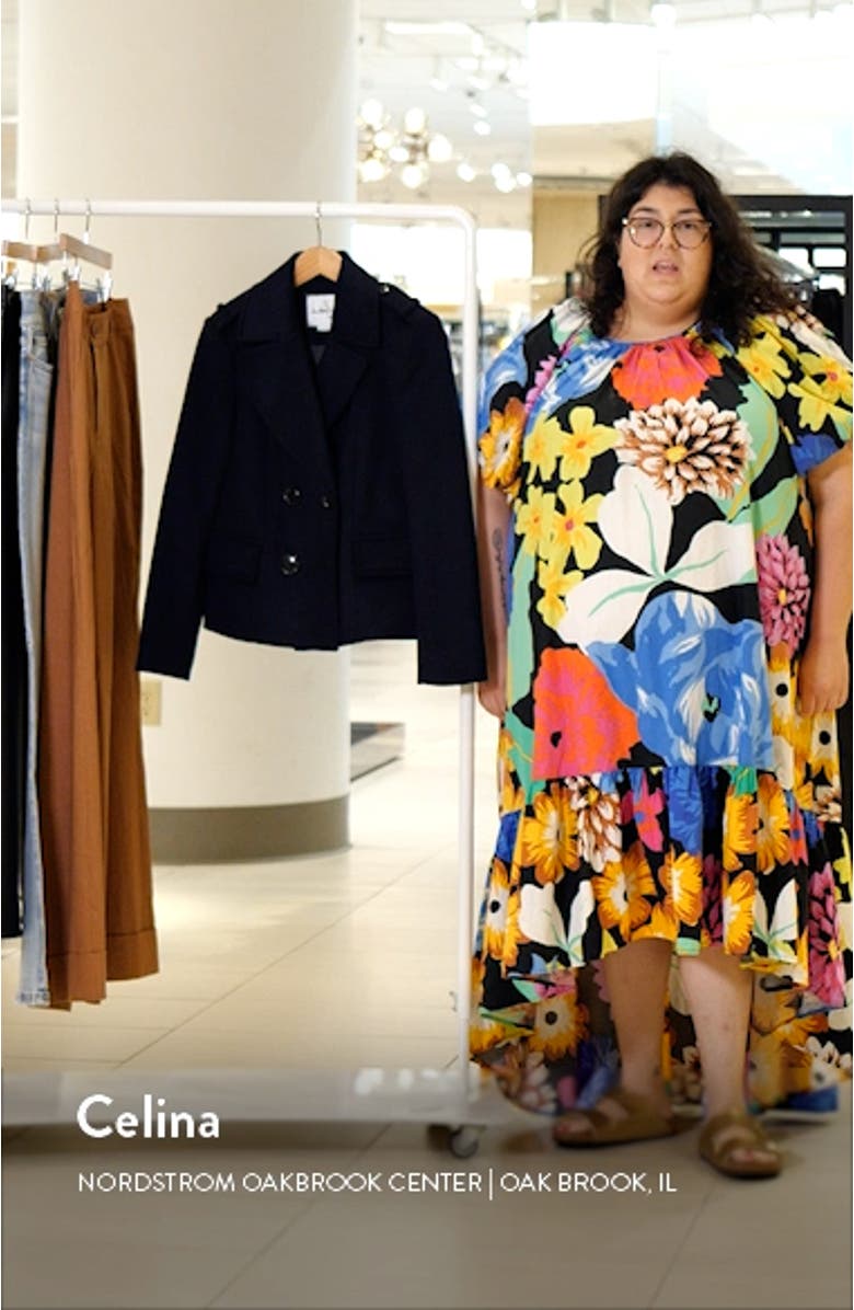 Wool Blend Peacoat, sales video thumbnail