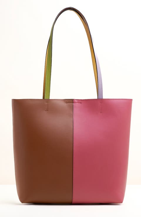 Perry Multicolored Leather Tote