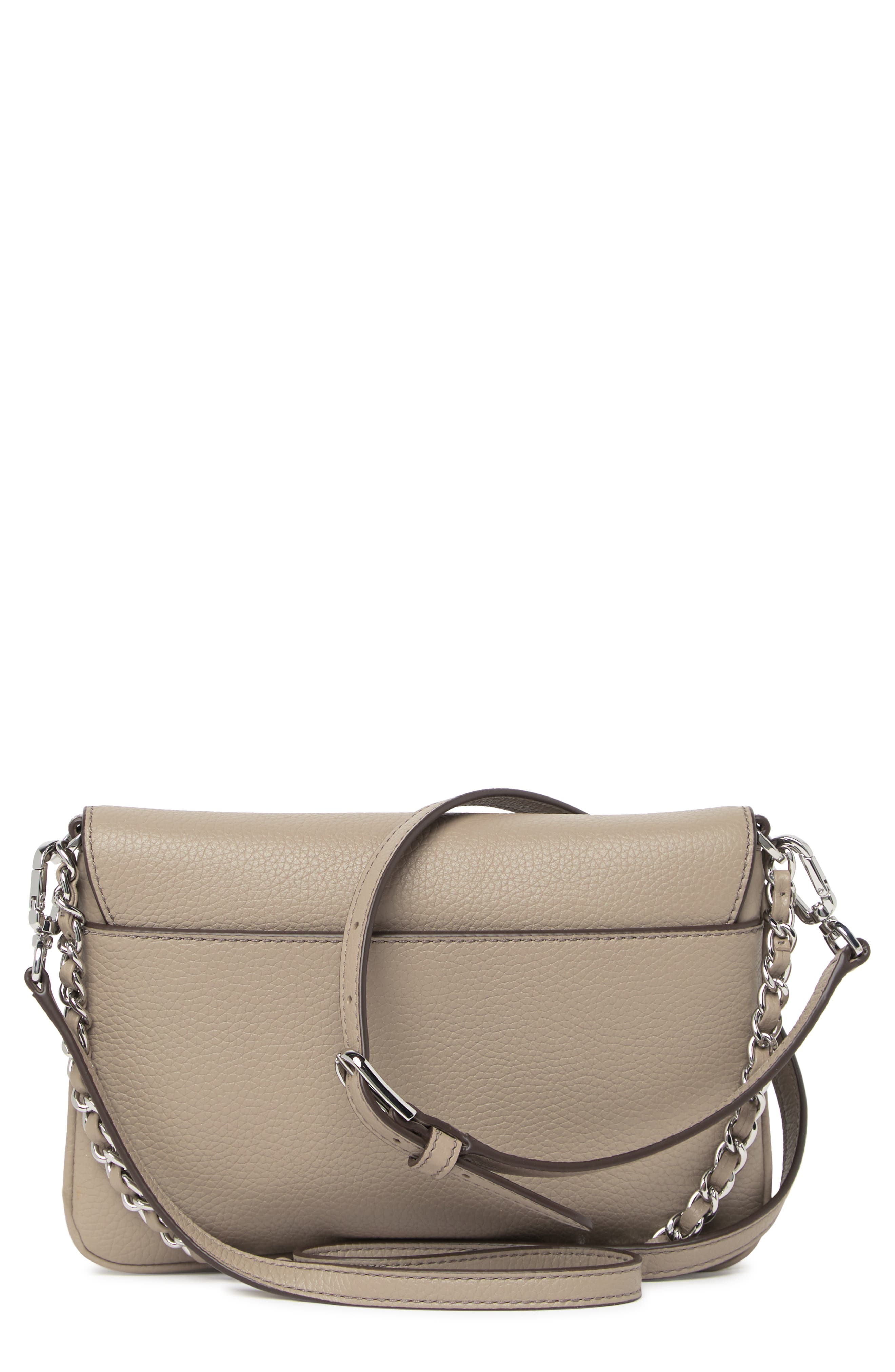 Thea Chain Strap Clutch, Alternate, color, FRENCH GRAY