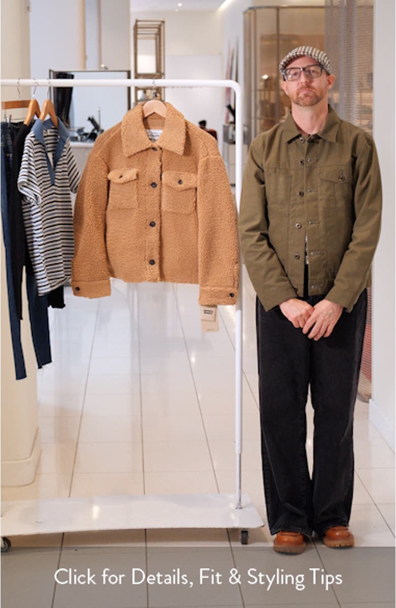 Faux Shearling Shacket, sales video thumbnail