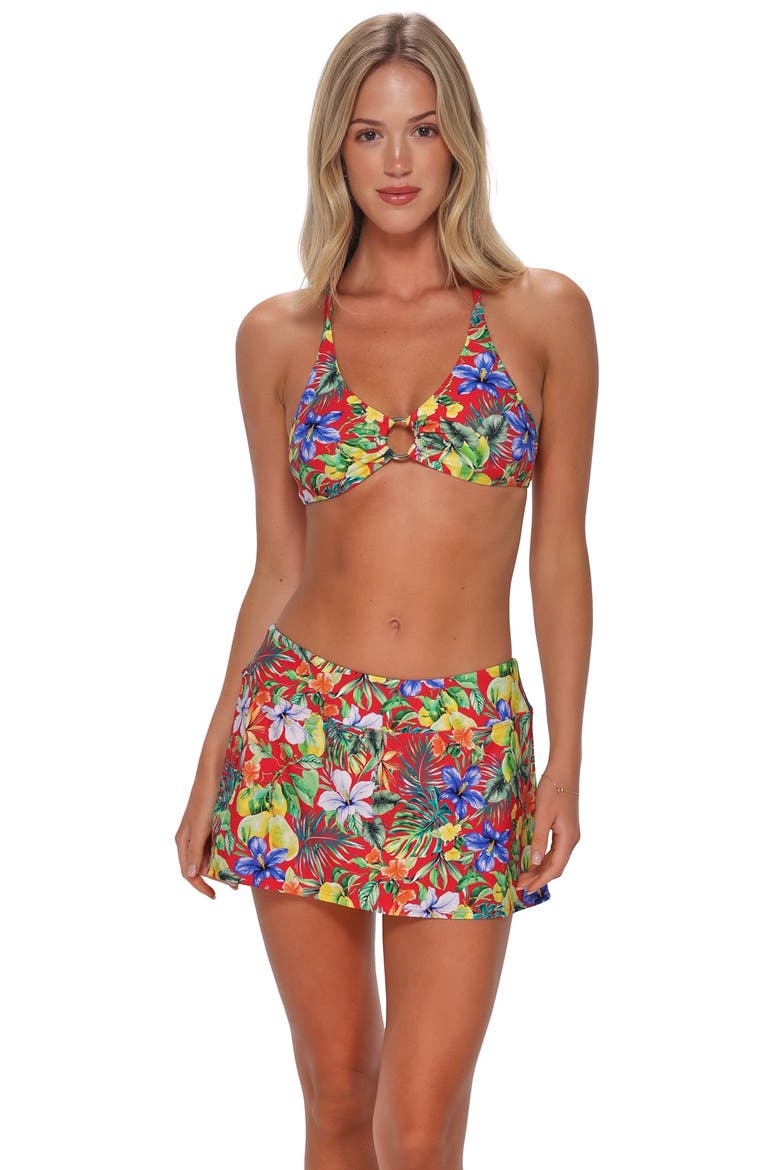 Sporty Swim Skirt Bottoms, Alternate, color, Surf'S Up