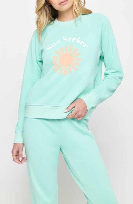Sun Seeker Cotton & Modal Graphic Sweatshirt