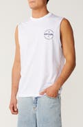 Rip Curl Staple Cotton Graphic Muscle T-Shirt