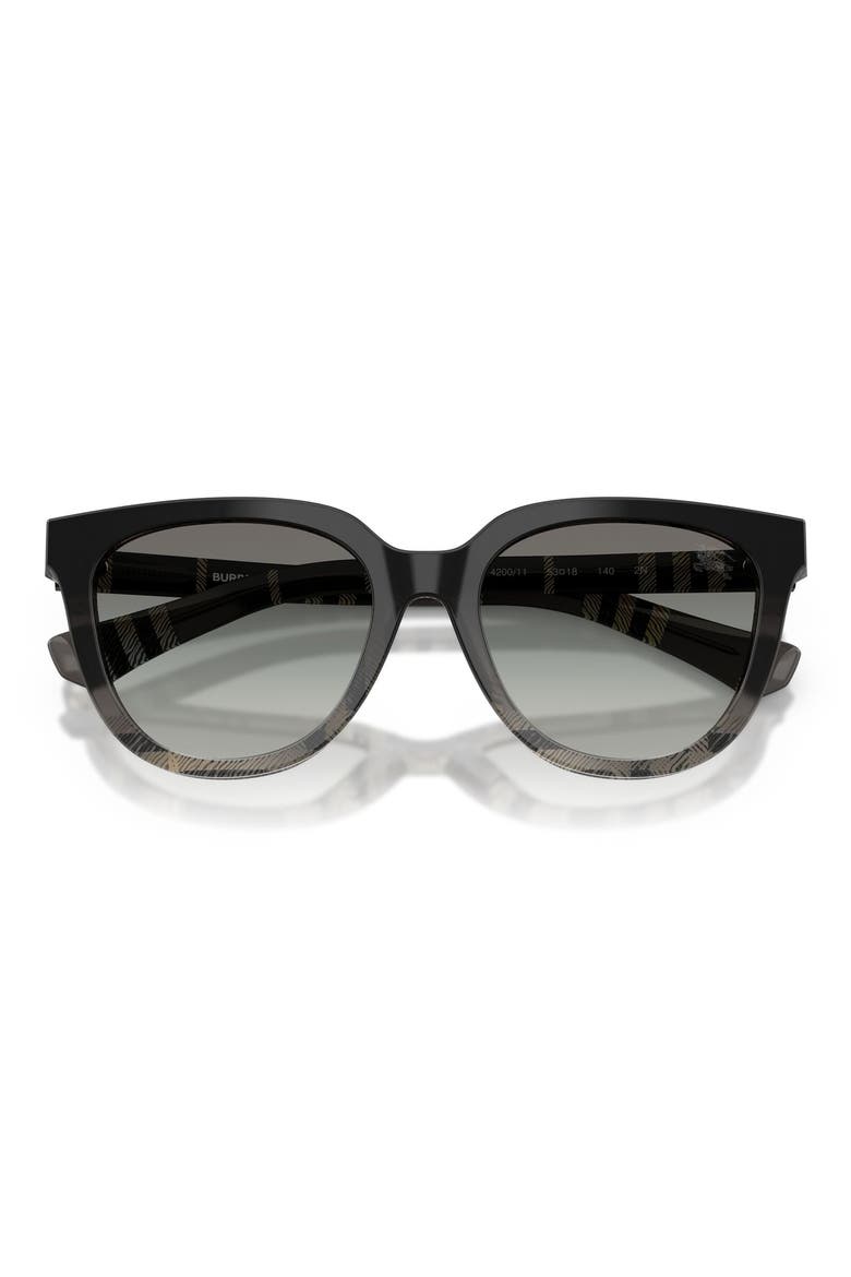 53mm Phantos Sunglasses, Alternate, color, CHECK GRADIENT GREY