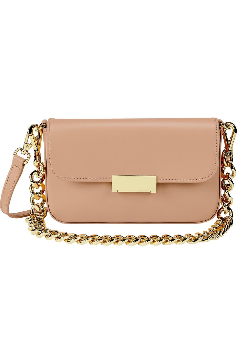 GiGi New York EDIE SHOULDER BAG, Main, color, Cappuccino