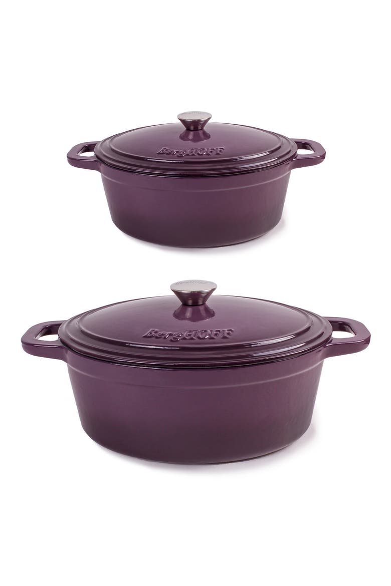 Neo 4-Piece Stockpot Set, Main, color, PURPLE