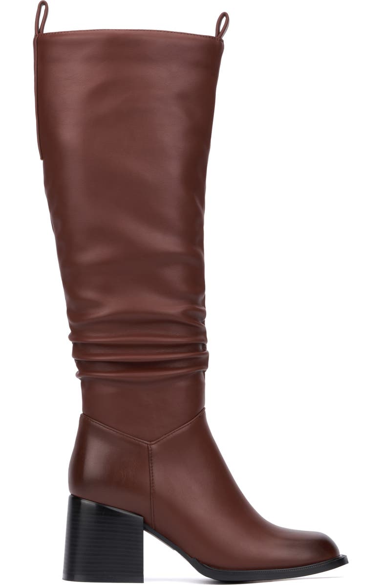 OLIVIA MILLER Solar Knee High Boot, Alternate, color, Brown