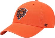 '47 Men's '47 Orange Chicago Bears Secondary Clean Up Adjustable Hat