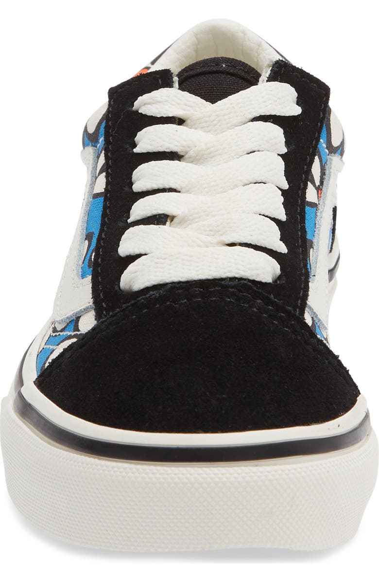 Vans Kids' Old Skool Sneaker, Alternate, color, Painted Floral Bright Azure