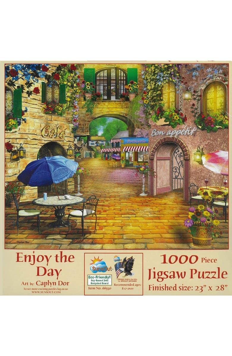 Sunsout Enjoy the Day 1000 piece Jigsaw Puzzle for Adults, Alternate, color, Multicolor