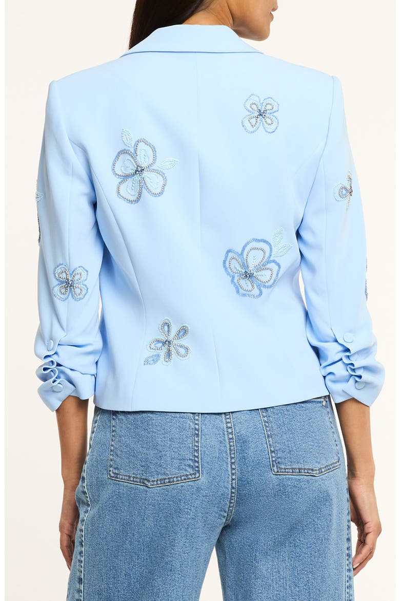 Beaded Floral Jacket, Alternate, color, BLUE WISTERIA MULTI