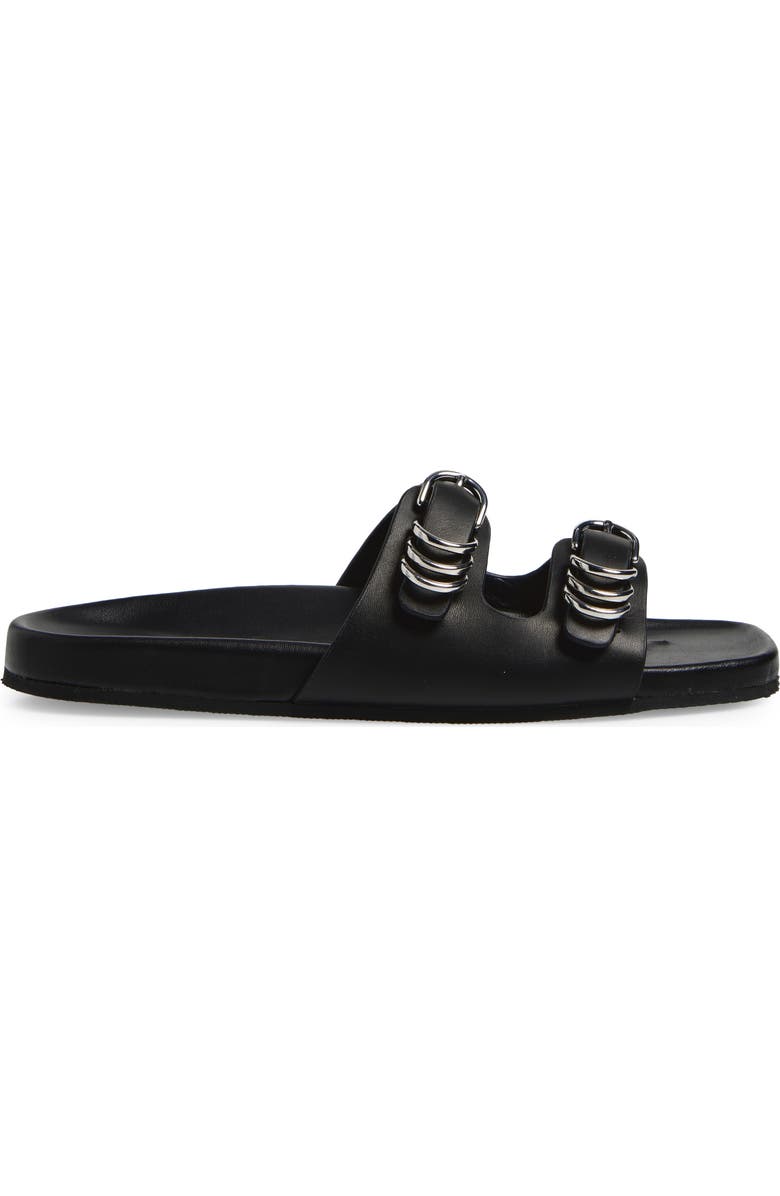 rag & bone Rue Slide Sandal, Alternate, color, Black