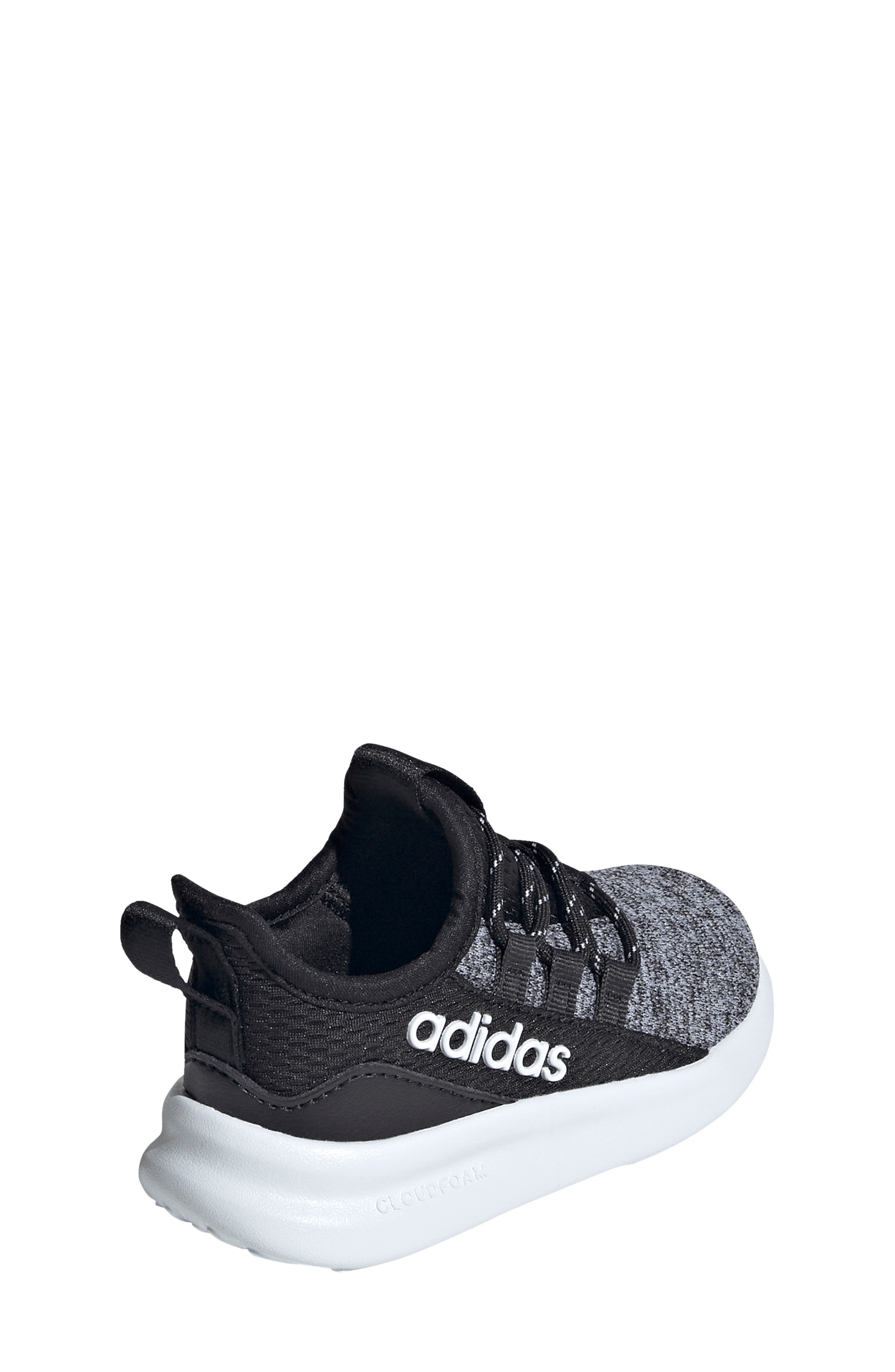 adidas Kids' Lite Racer Adapt 8.0 Sneaker, Alternate, color, Core Black/ Footwear White
