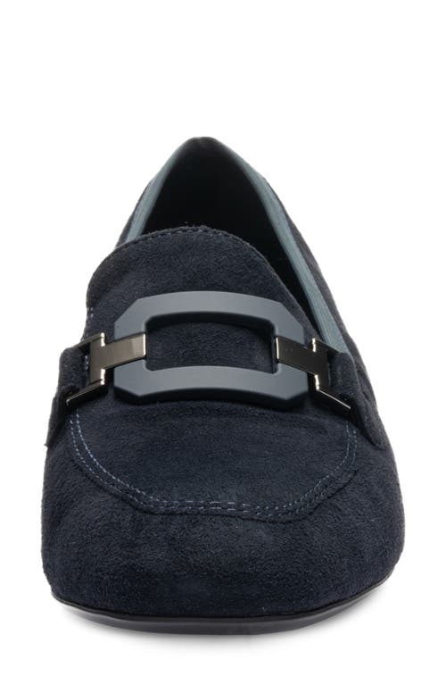 Ara Giza Loafer Pump In Blue