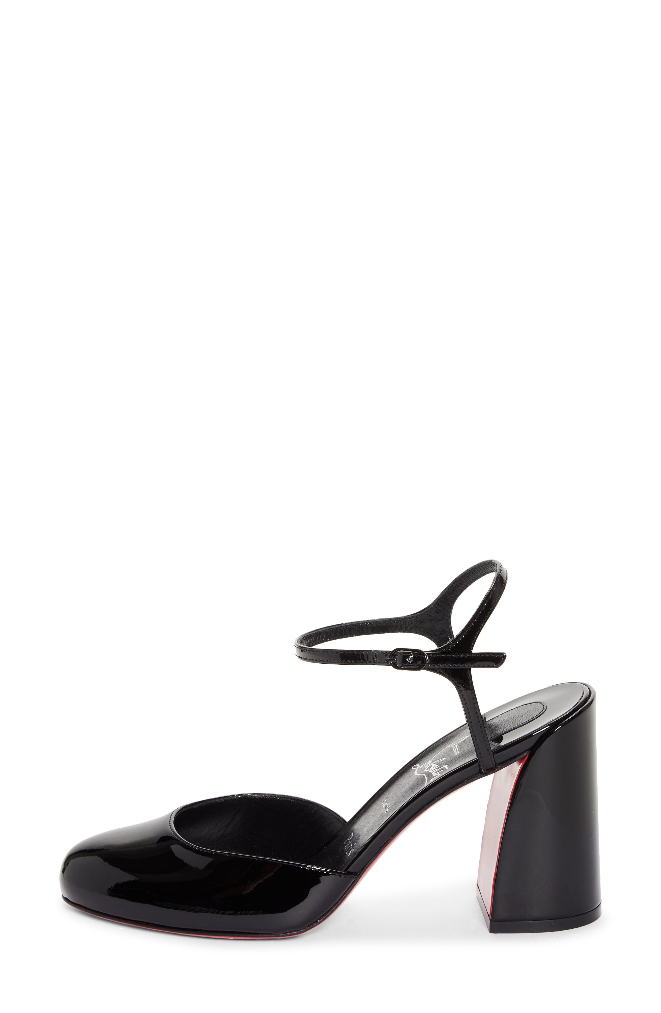 Christian Louboutin Jane Quarter Strap Pump, Alternate, color, 