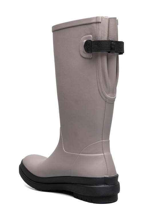 Bogs Amanda Ii Tall Waterproof Rain Boot In Taupe Grey