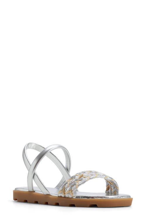 Aldo Narine Sandal In Silver Multi