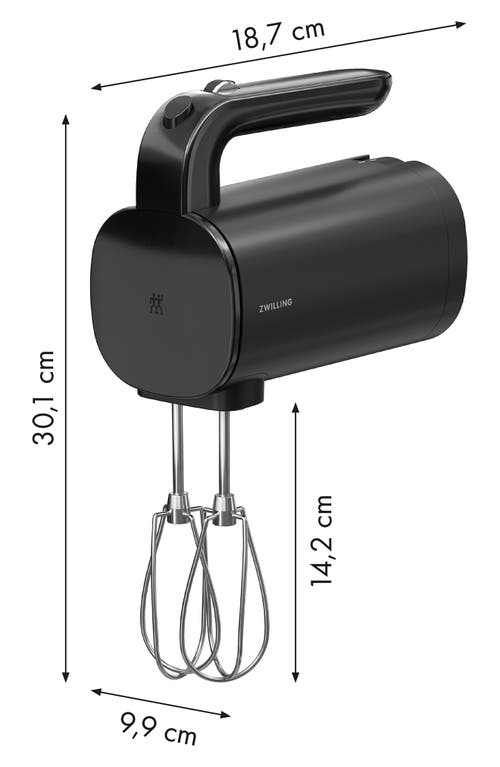 Zwilling Xtend Cordless Hand Mixer In Black