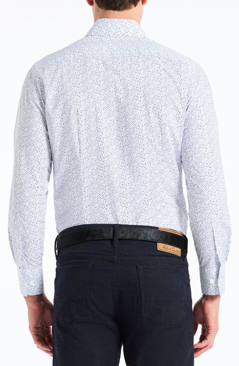 Robert Graham Hart Long Sleeve Woven Shirt, Alternate, color, White