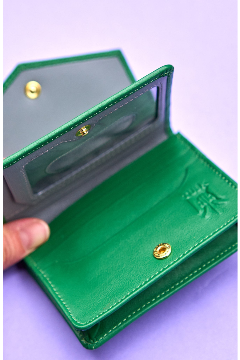 Joy French Wallet, Alternate, color, Emerald