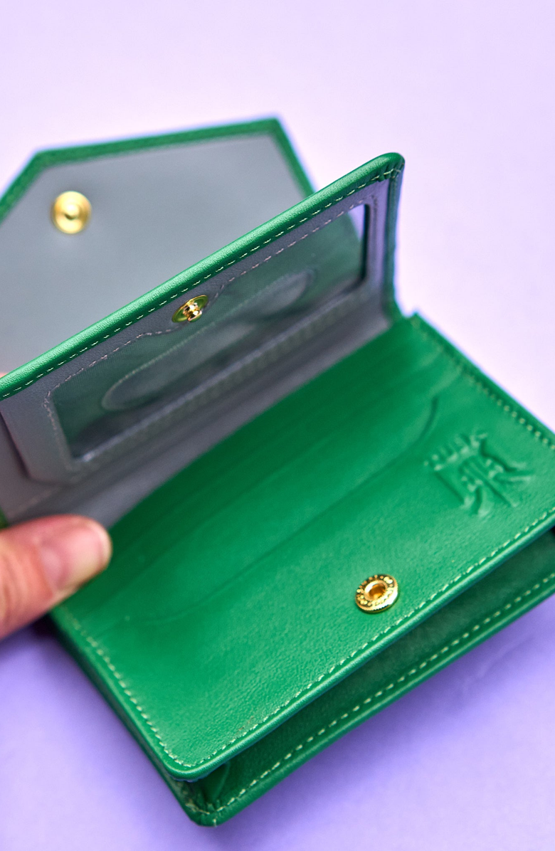 Tusk Joy French Wallet, Alternate, color, Emerald