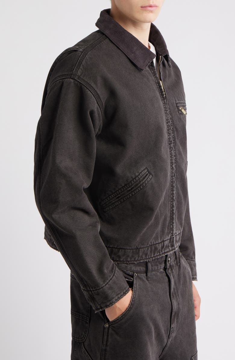 Elwood Petrol Canvas Jacket, Alternate, color, Black