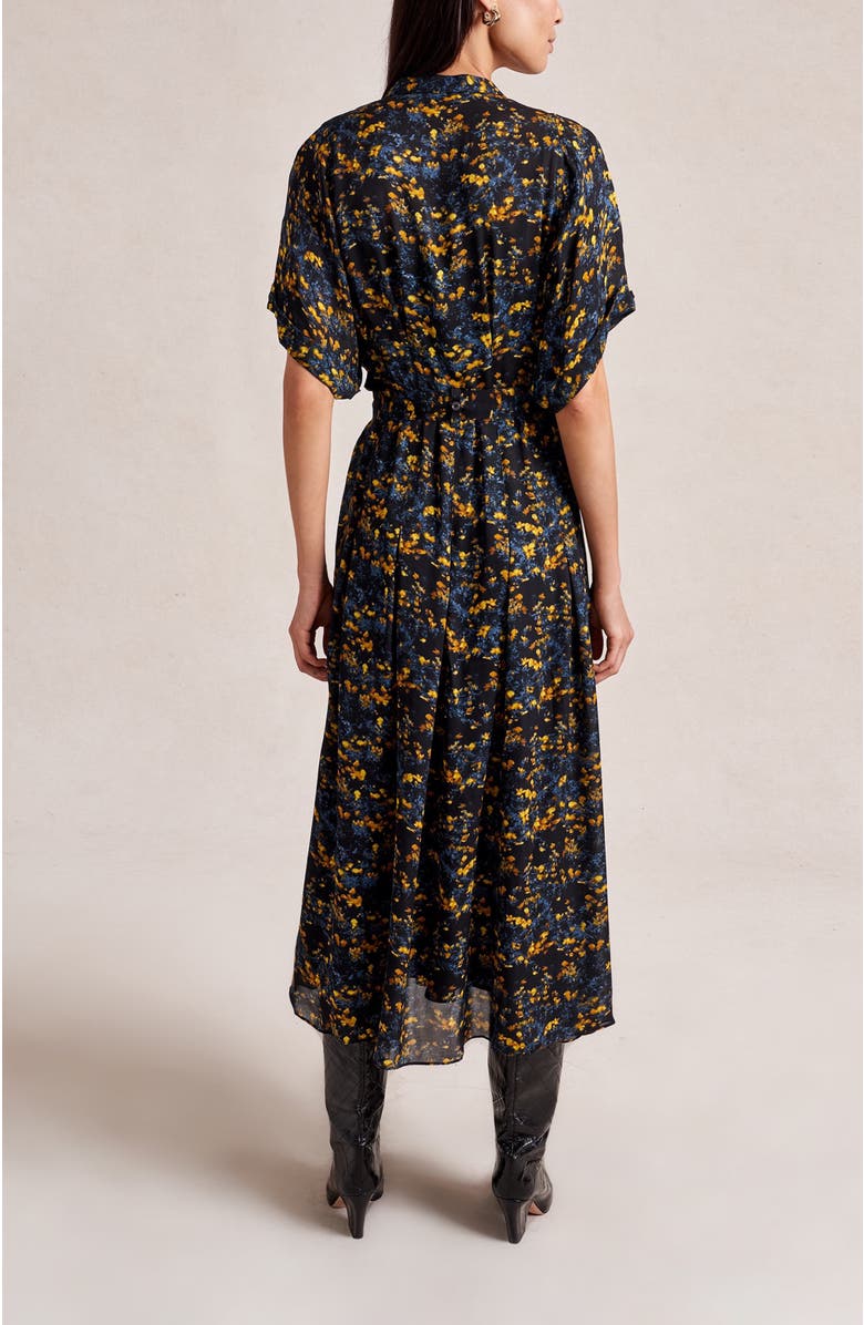 La Ligne Nadege Dress, Alternate, color, Yellow Flower Fields