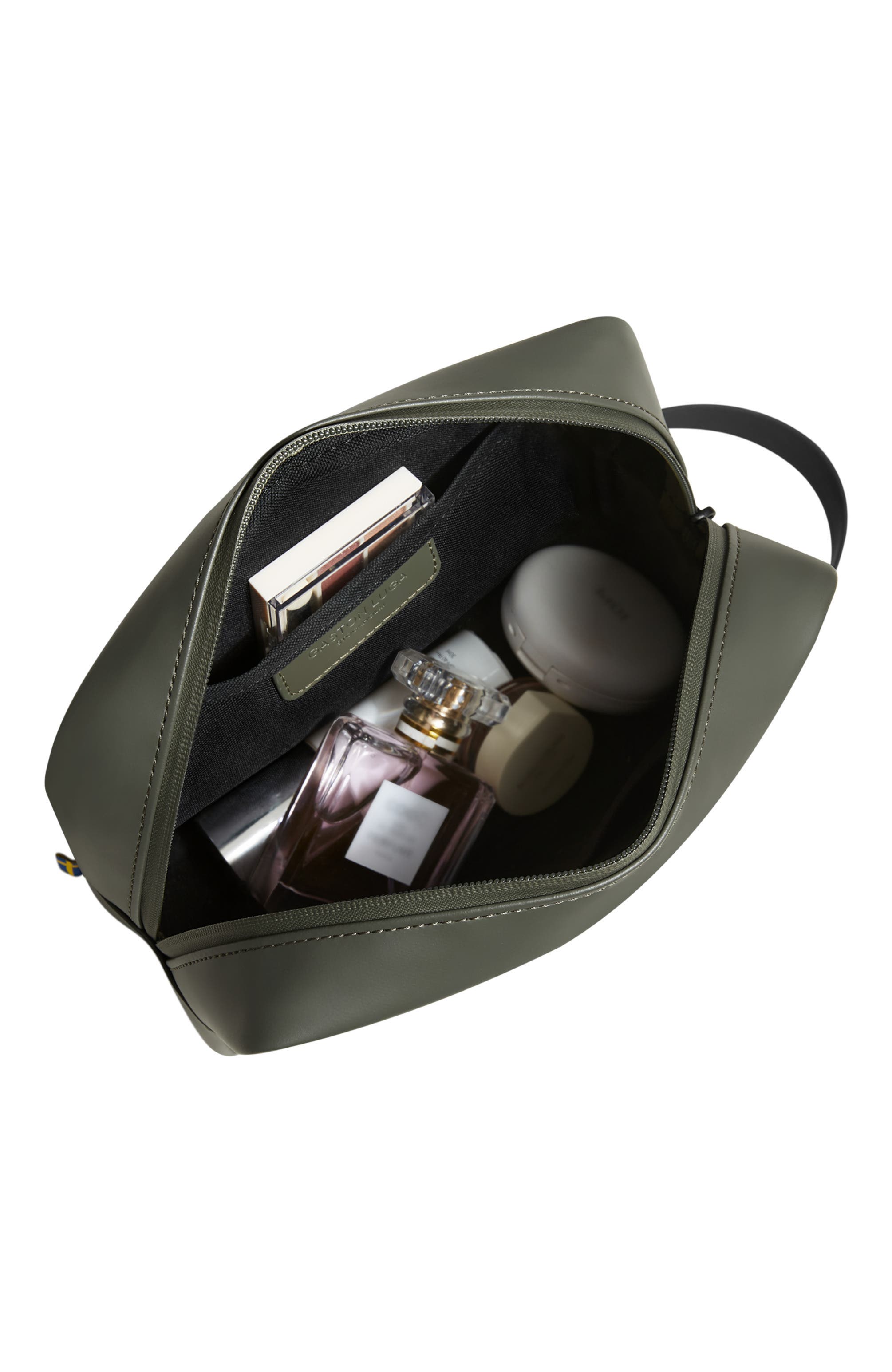 Spläsh Toiletry Bag, Alternate, color, Olive