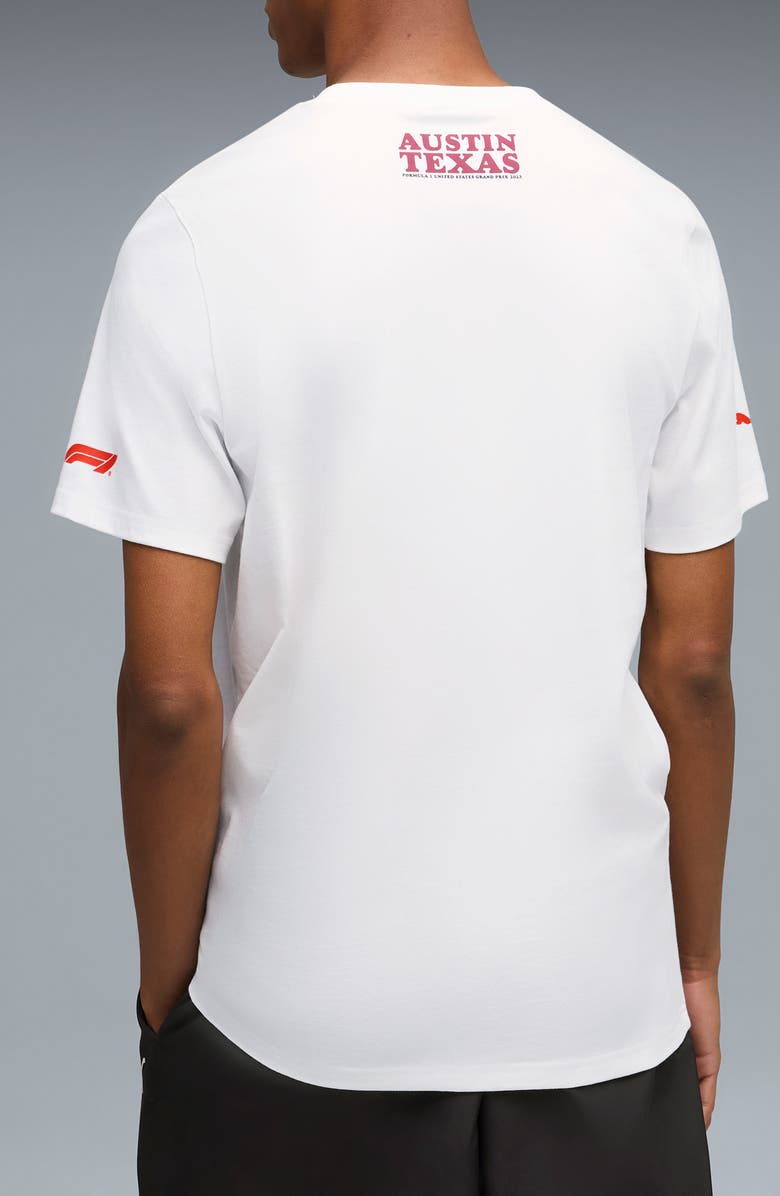 PUMA Formula 1<sup>®</sup> Austin Graphic T-Shirt, Alternate, color, Puma White