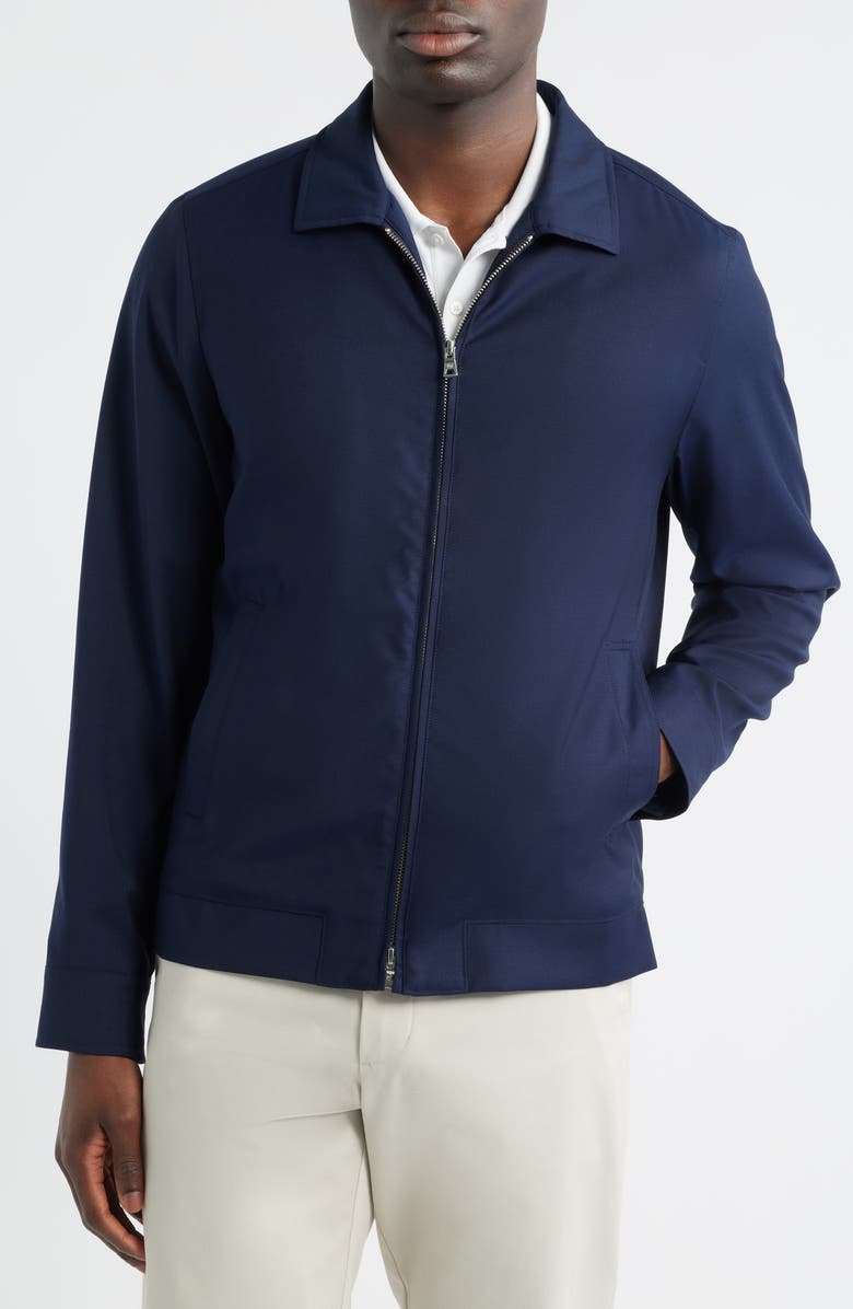 Peter Millar Crown Crafted Excursionist Merino Wool Jacket, Alternate, color, Navy