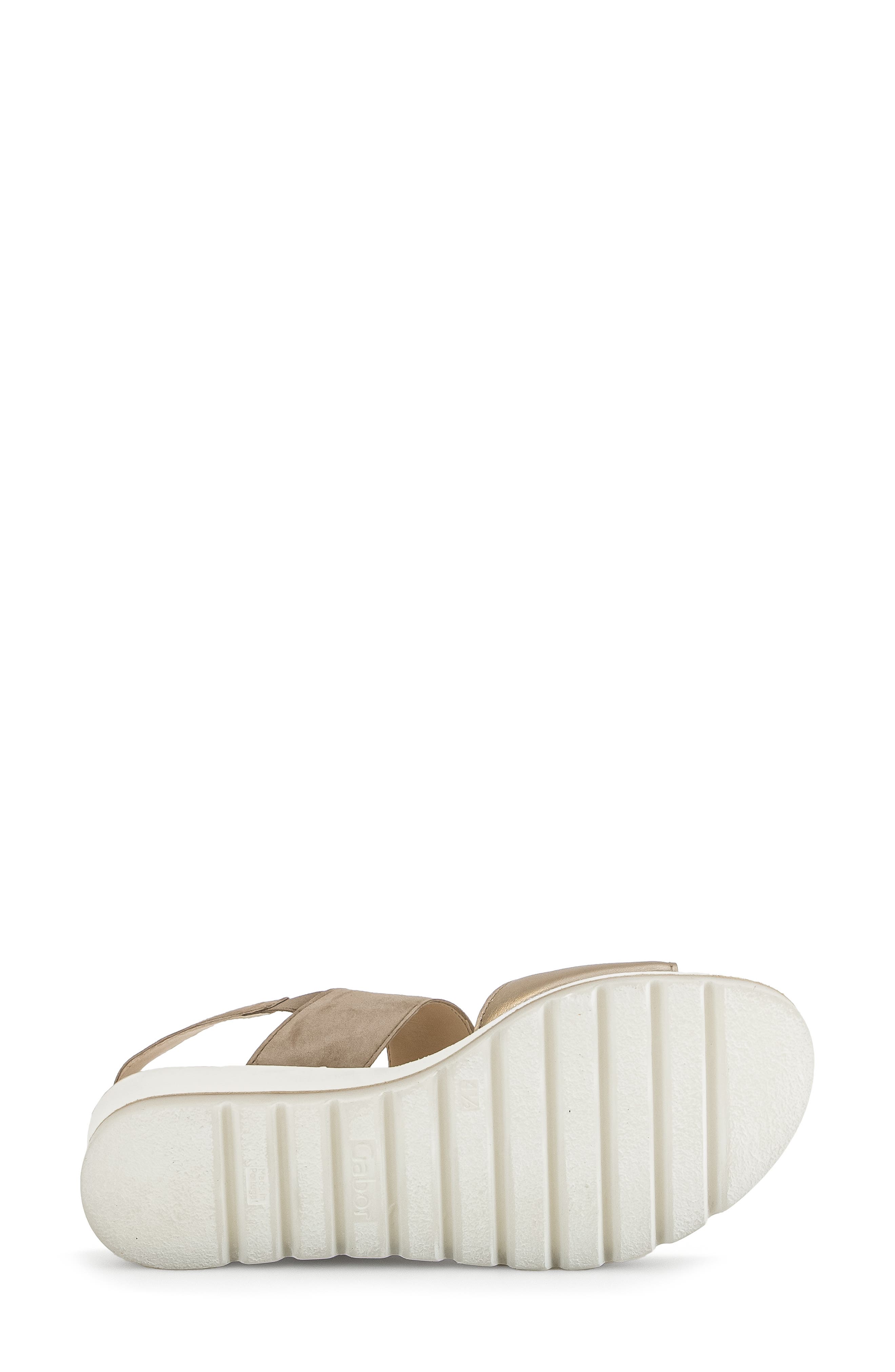 Strappy Wedge Sandal, Alternate, color, PUDER