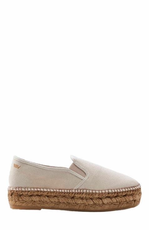 Castell Canvas Espadrille Platforms