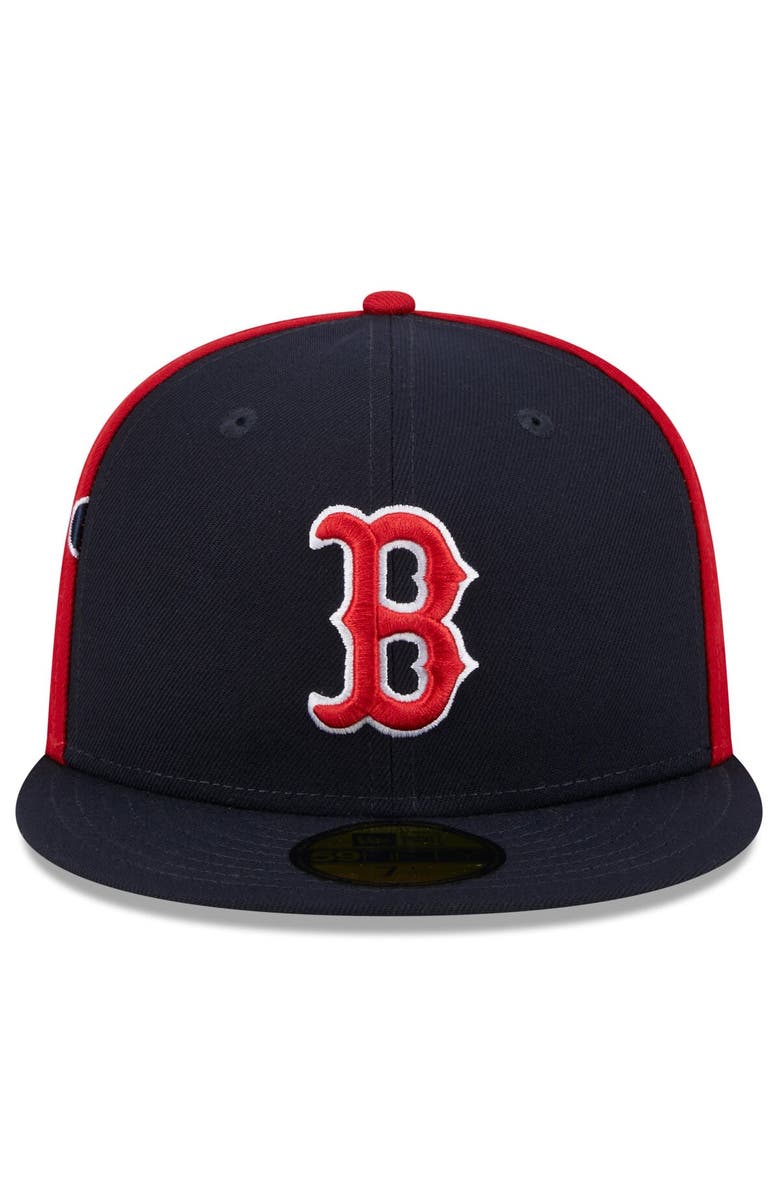 New Era Men's New Era Navy/Red Boston Red Sox Gameday Sideswipe 59FIFTY Fitted Hat, Alternate, color, Navy