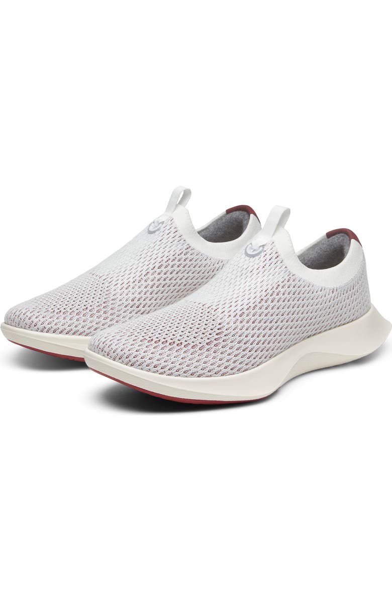 Allbirds Tree Dasher Relay Sneaker, Alternate, color, Blizzard/ Thunder Red