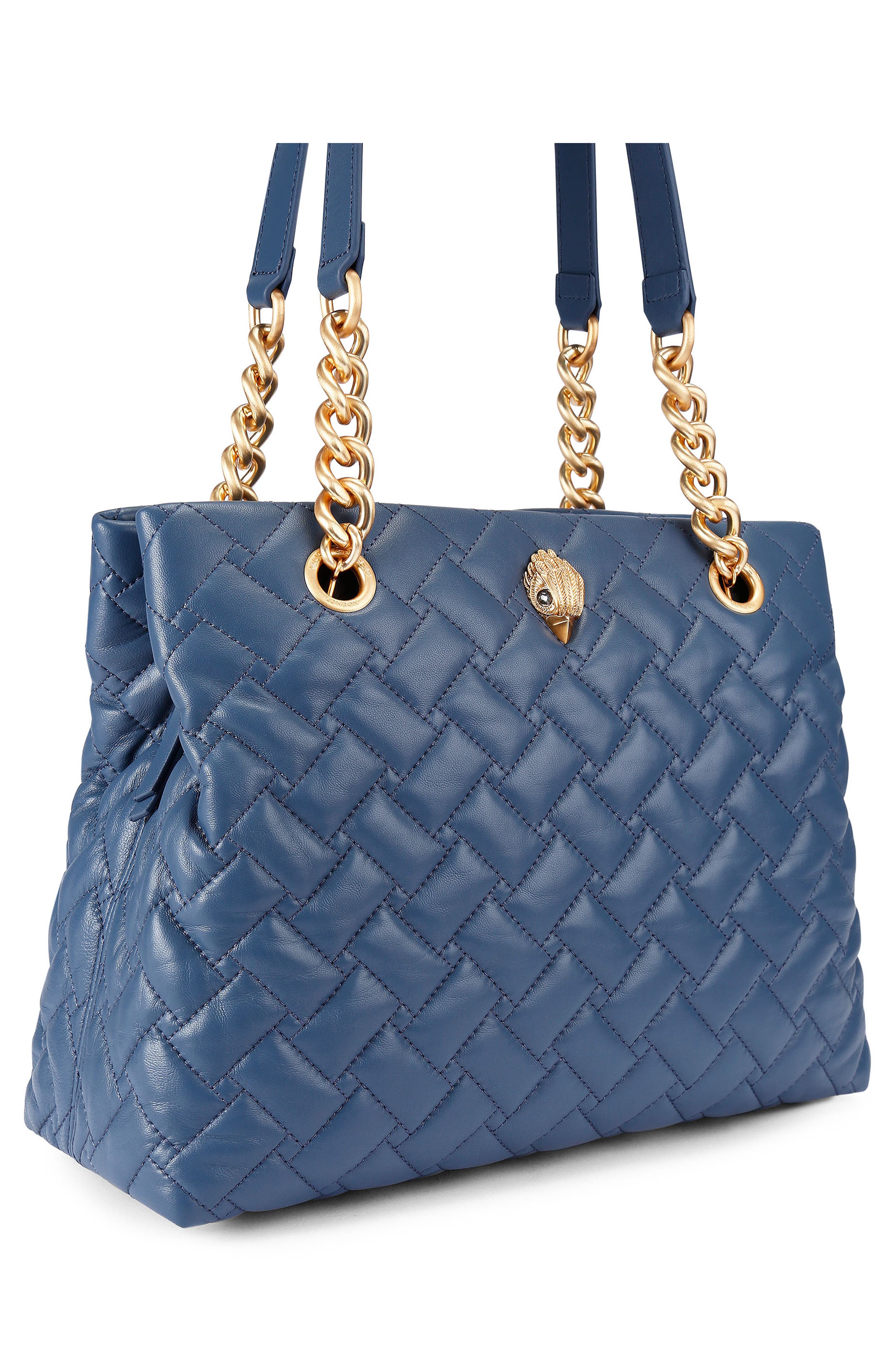 Kurt Geiger London Kensington Quilted Leather Tote, Alternate, color, 