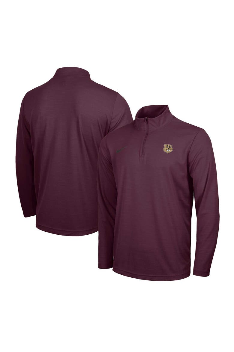 Men's Nike Maroon Minnesota Golden Gophers Team Intensity Performance Quarter-Zip Jacket, Main, color, Maroon