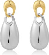 Luv AJ x Dezi The Two-Tone Chain Link Drop Earrings