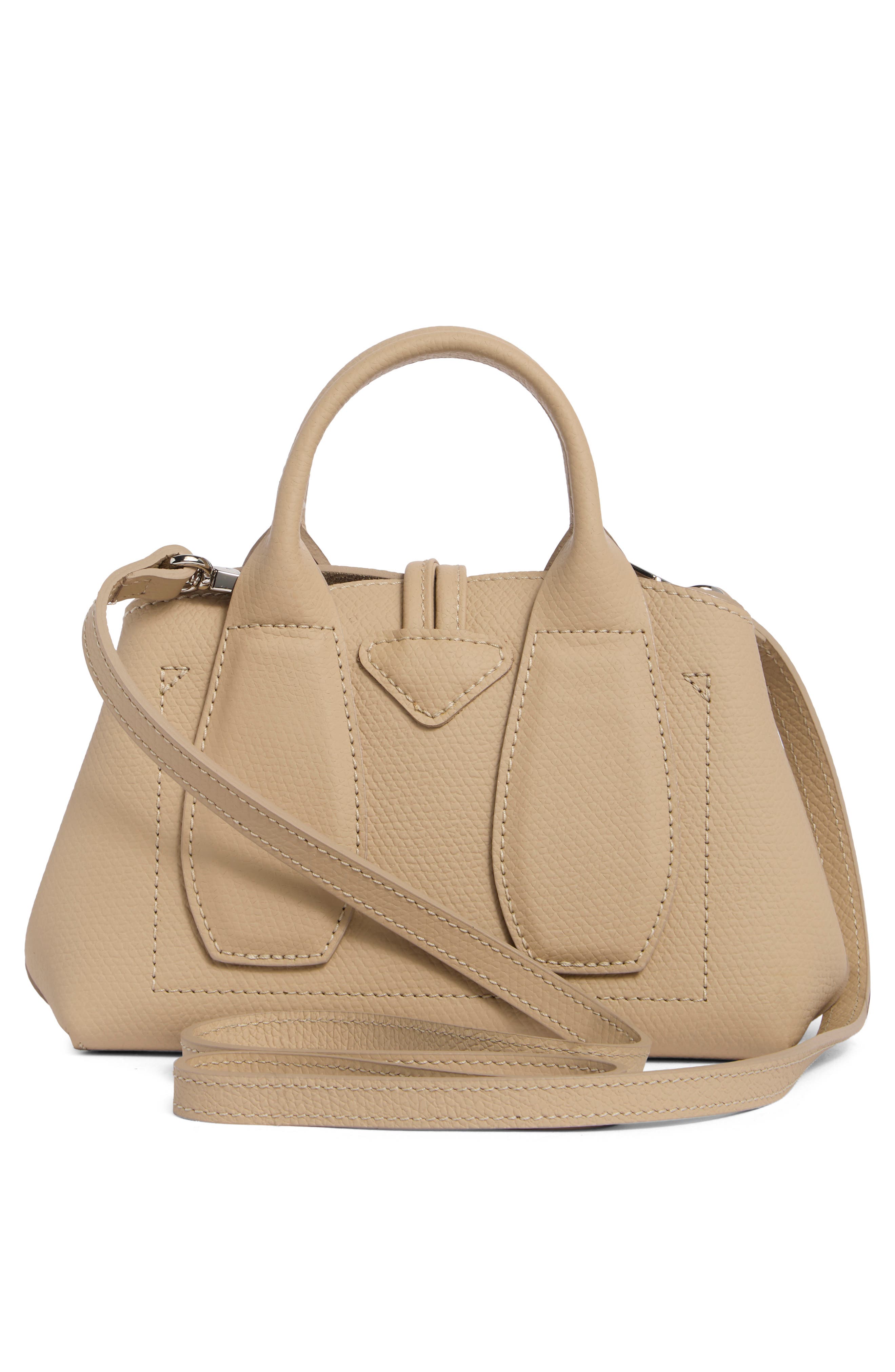Longchamp Le Roseau Box Cube Handbag, Alternate, color, 