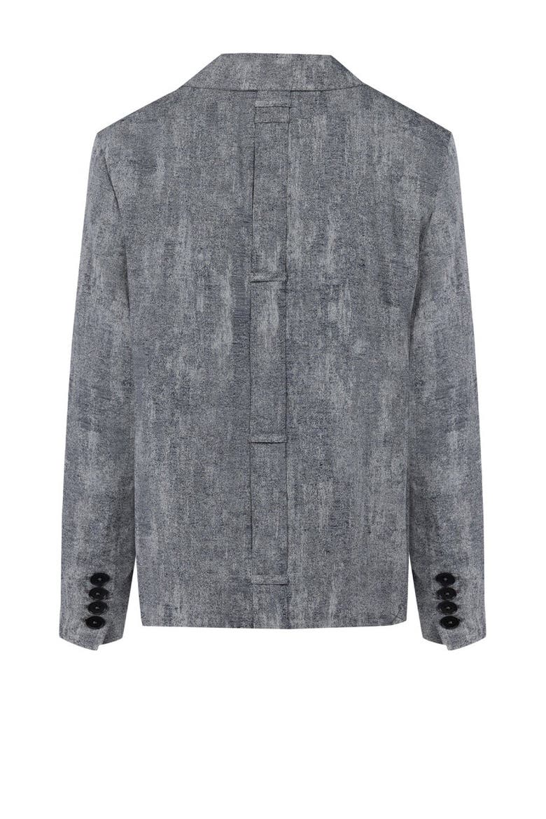 Pure Linen Free Heaven Linen Suit Blazer, Alternate, color, grey