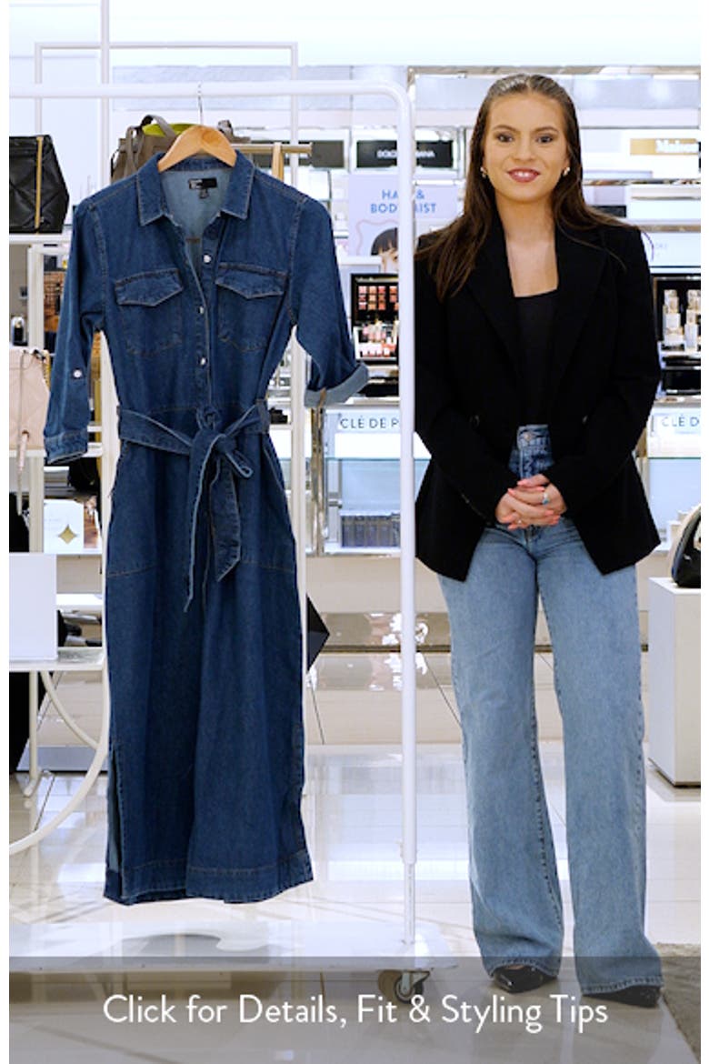 Belted Denim Shirtdress video