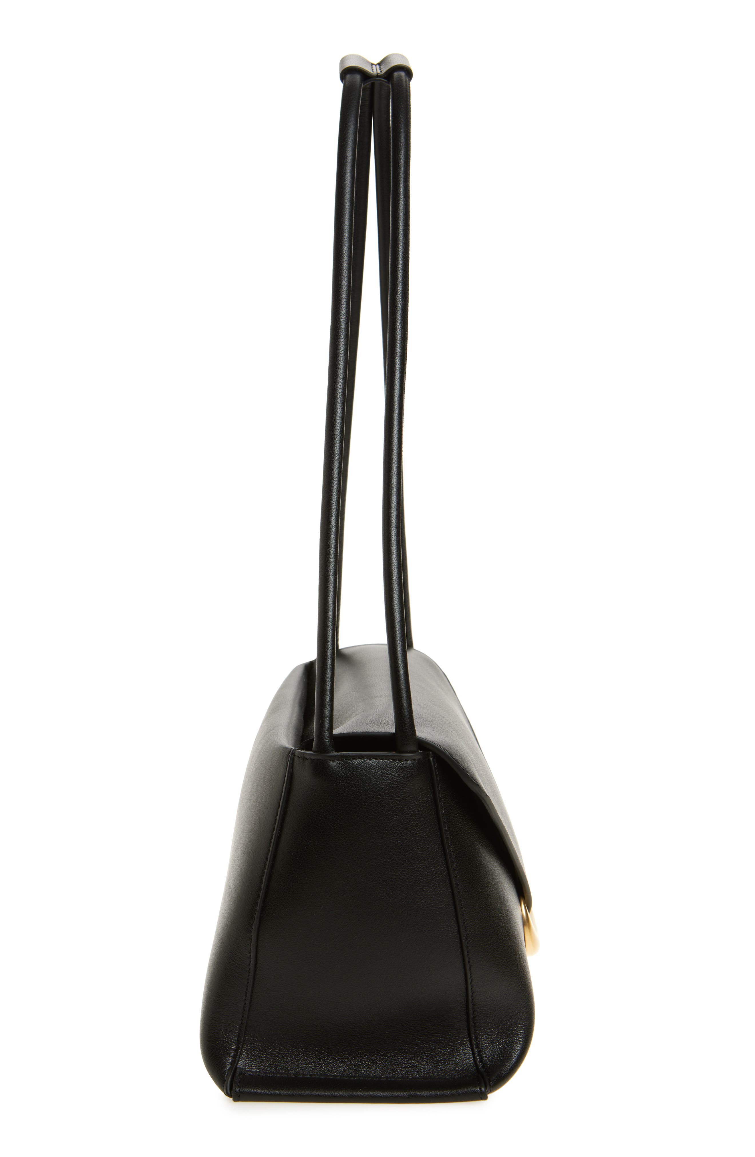 Wandler Veneto Leather Shoulder Bag, Alternate, color, Black 3200