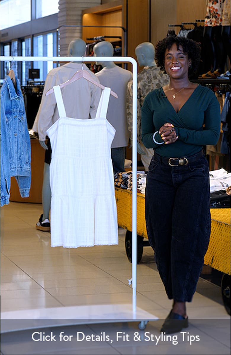 Mykonos Texture Sleeveless Cover-Up Sundress, sales video thumbnail