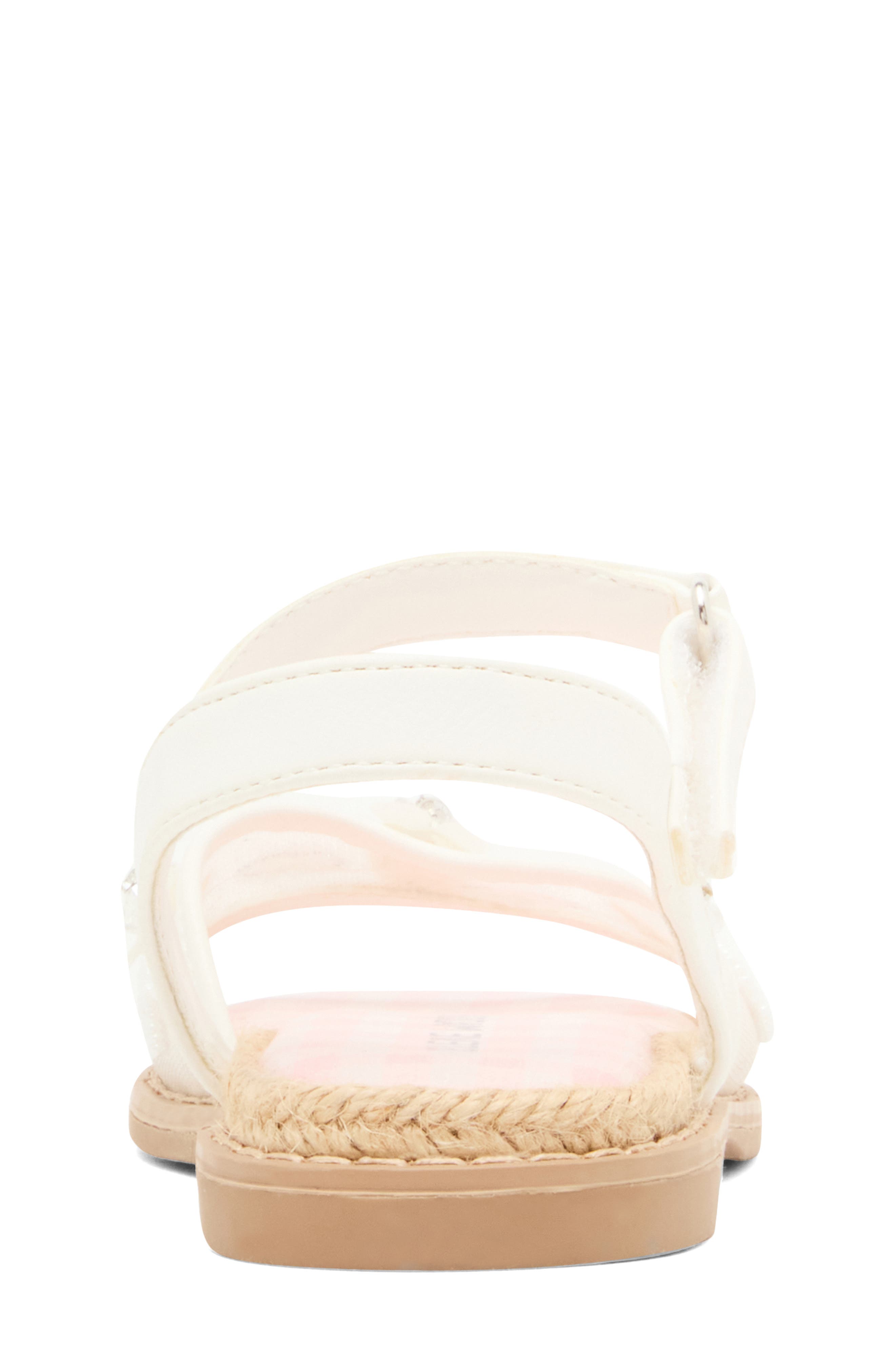 Steve Madden Kids' TKinsley Floral Embellished Ankle Strap Sandal, Alternate, color, 