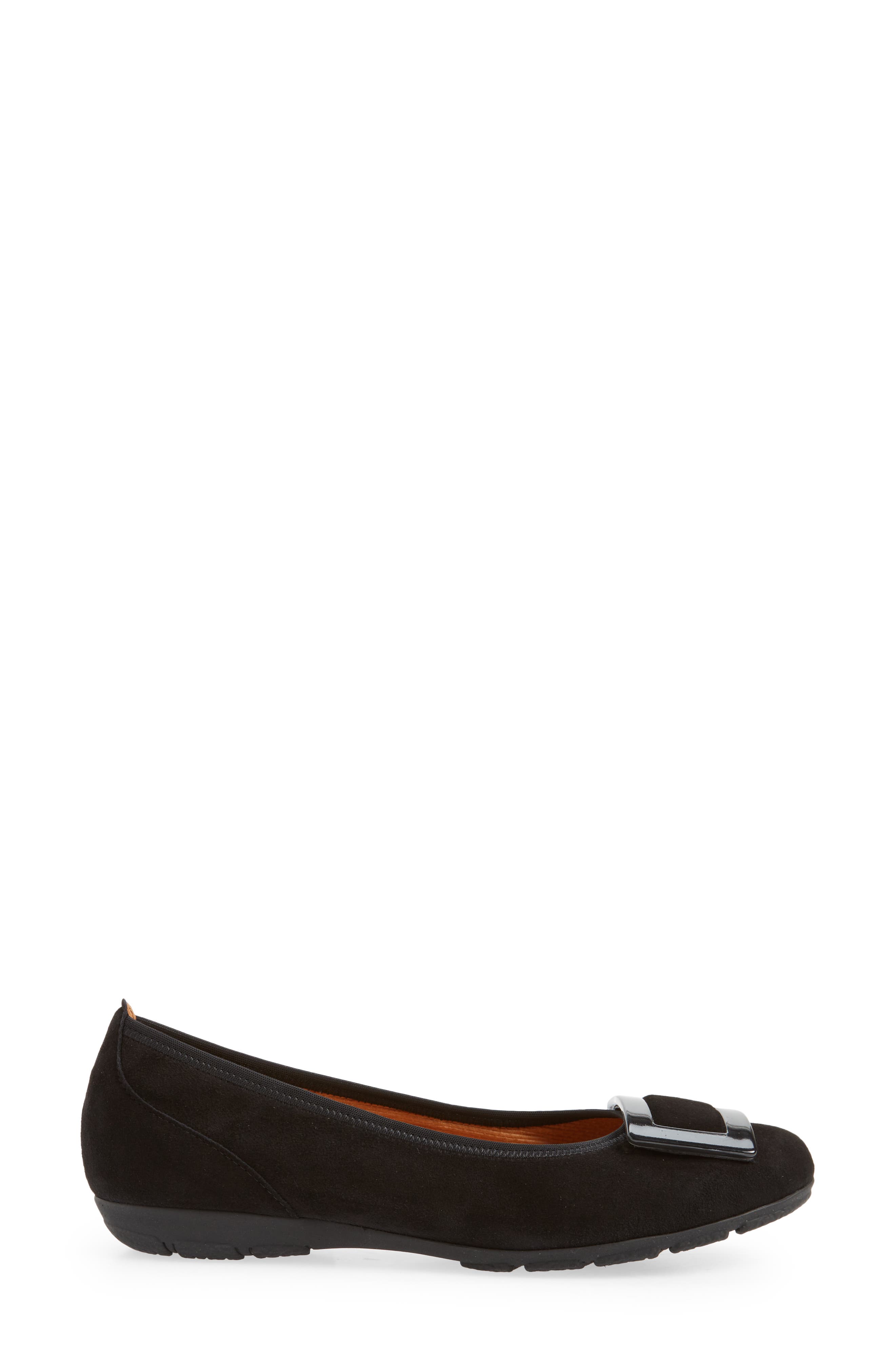 Gabor Buckle Ballet Flat, Alternate, color, 