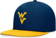 TOP OF THE WORLD Men's Top of the World Navy West Virginia Mountaineers Fundamental Snapback Hat