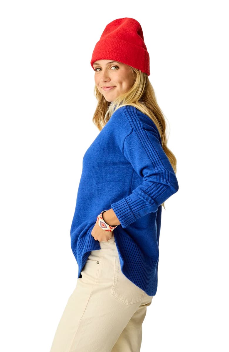 Carve Designs Woodward Sweater, Alternate, color, Capri Heather