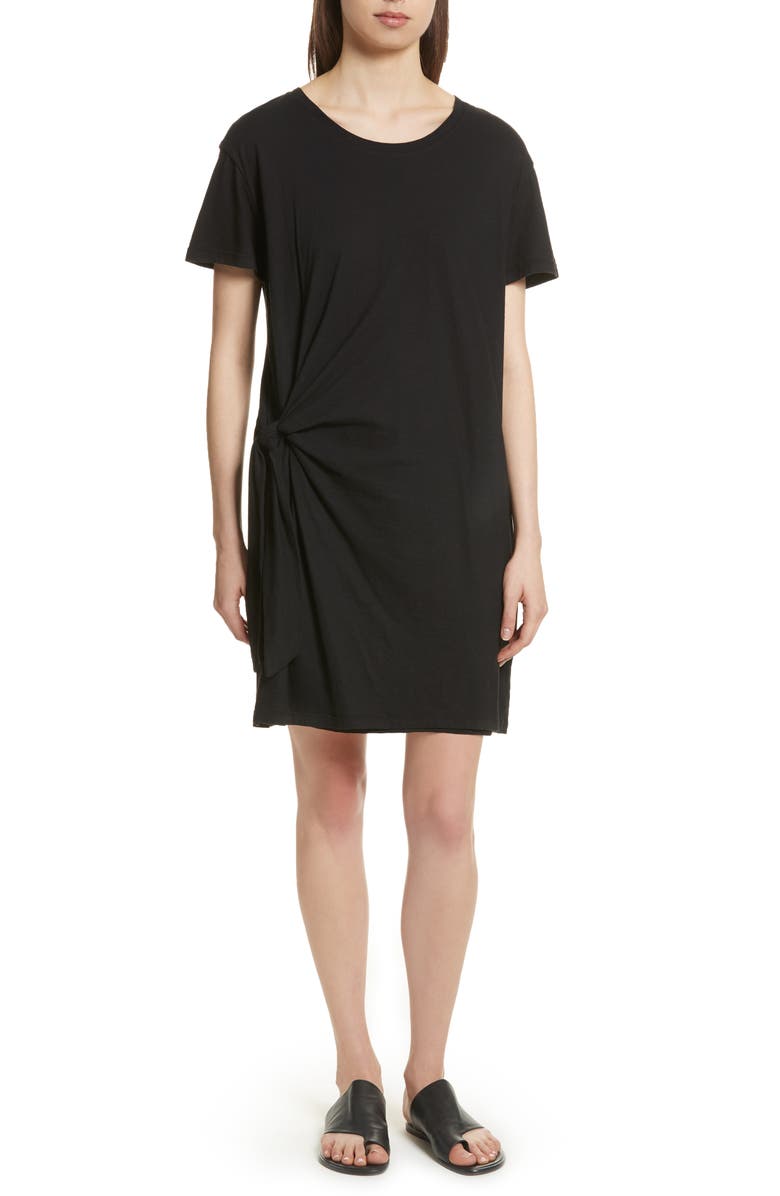 Vince Side Tie Cotton Dress, Main, color, 