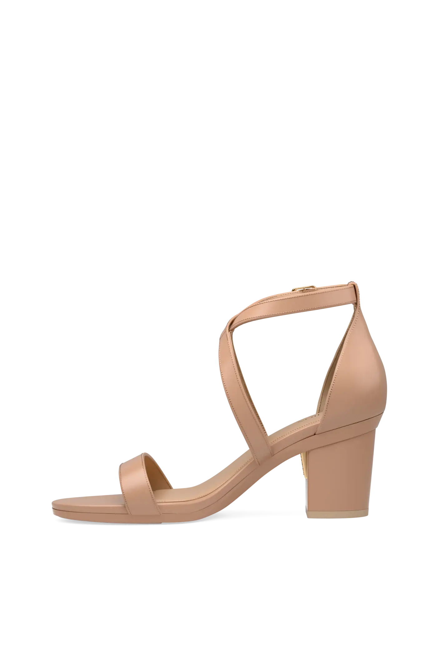 Pashion Footwear The Sandal 3" Block Convertible Heel, Alternate, color, Latte Leather